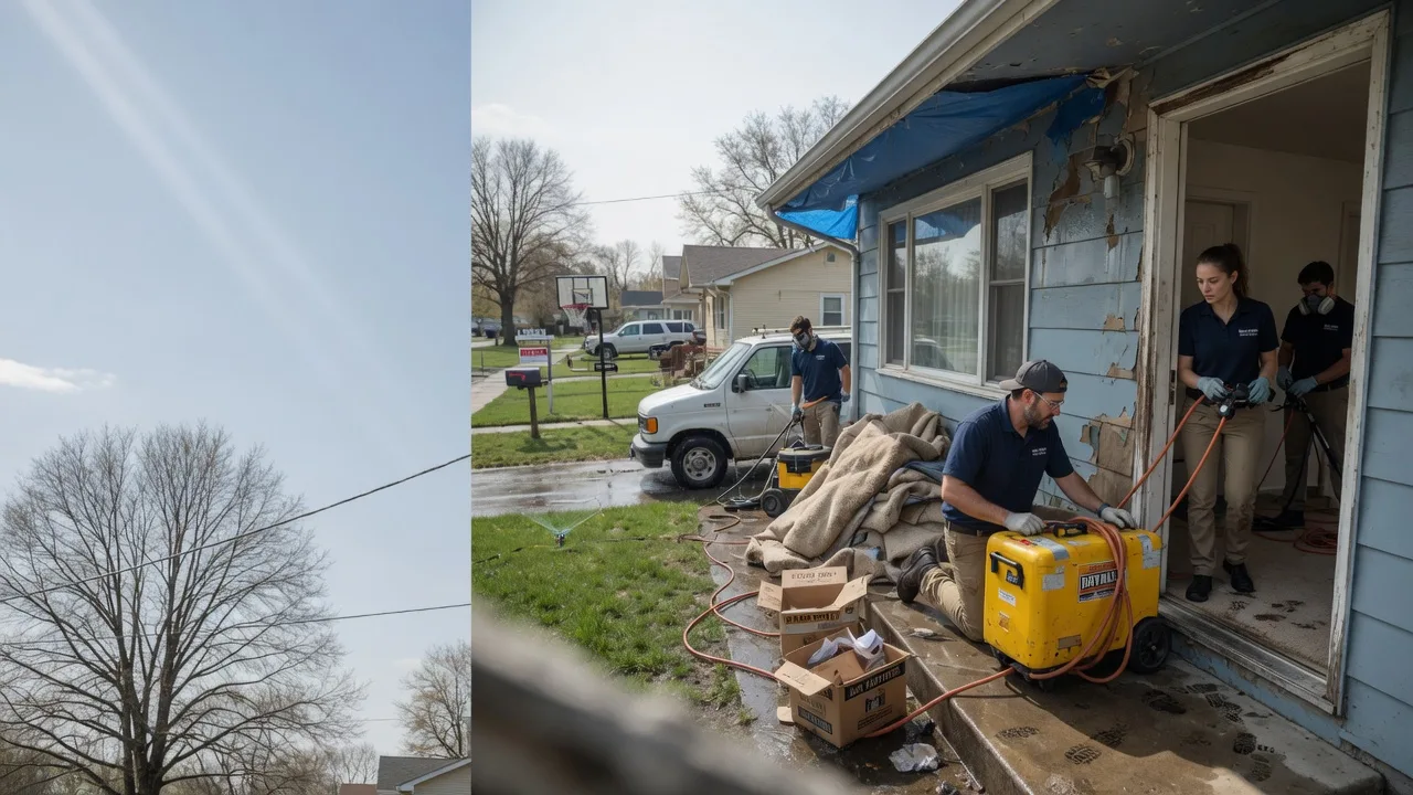 Basement Flood Cleanup in Sherrodsville, OH near me